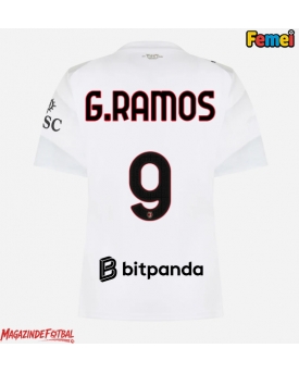 AC Milan Goncalo Ramos #9 Tricou Fotbal Replică 2026-27 Femei Deplasare